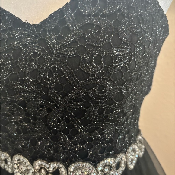 Glitter sparkle dress strapless - Picture 5 of 8